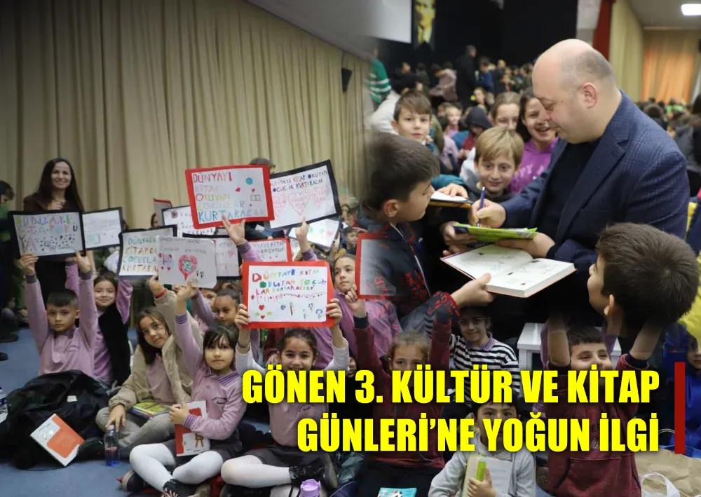 Gönen 3. Kültür ve kitap günleri’ne yoğun ilgi