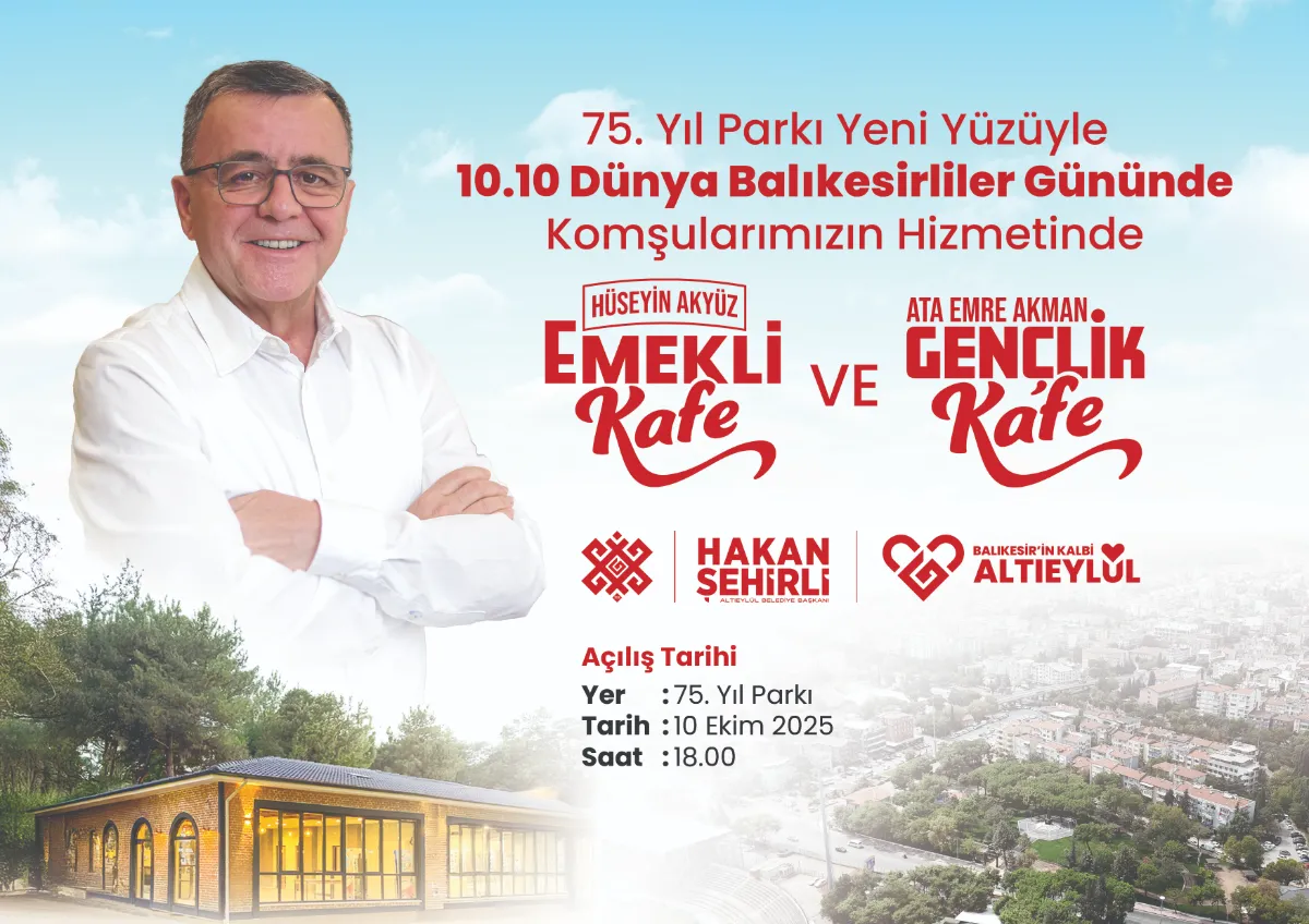 ALTI EYLÜL BELEDİYE BAŞKANLIĞI 75.YIL PARK AÇILIŞI