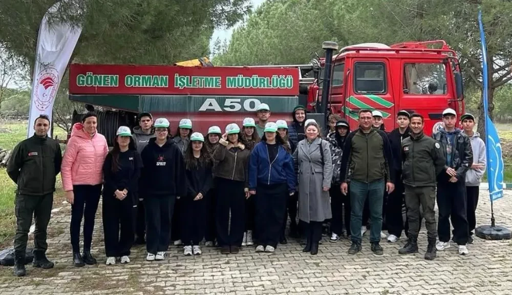 Gönen’de öğrencilere orman yangınlarına karşı farkındalık eğitimi verildi