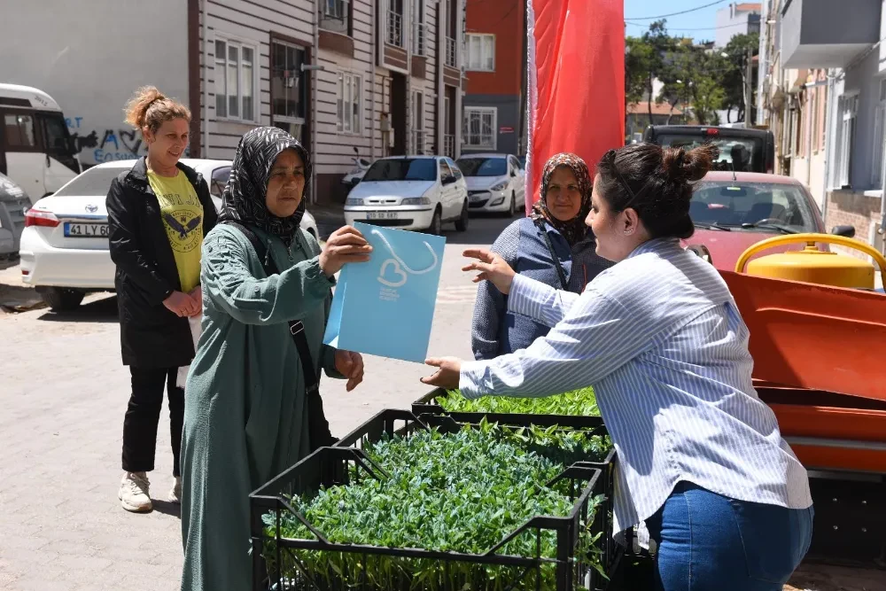 Başkan Akın’ın fide desteği çiftçiyi sevindirdi