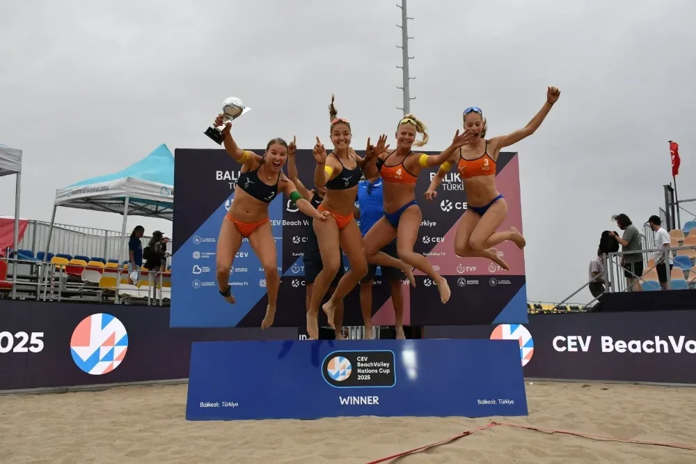 Burhaniye Ören’de Avrupa Rüzgârı: CEV Plaj Voleybolu Milletler Kupası 2025 Tamamlandı