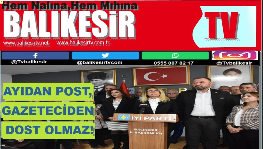 AYIDAN POST,GAZETECİDEN DOST OLMAZ mışın Yankıları Sürüyor !