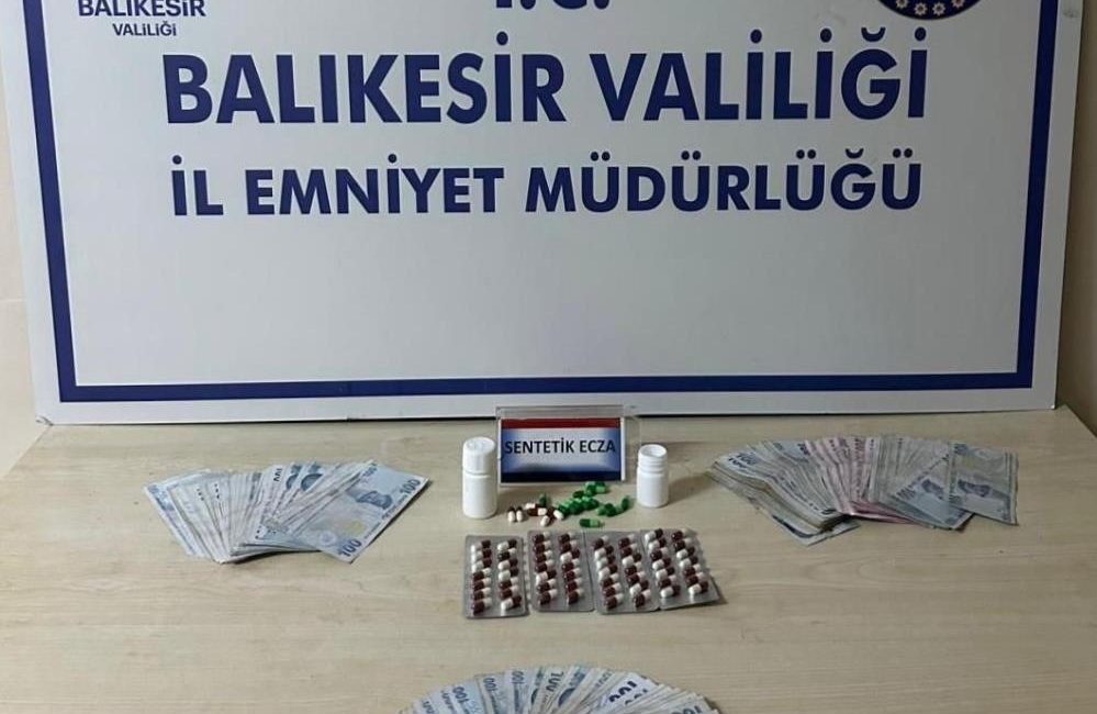 Balıkesir’in Erdek ilçesinde uyuşturucuyla