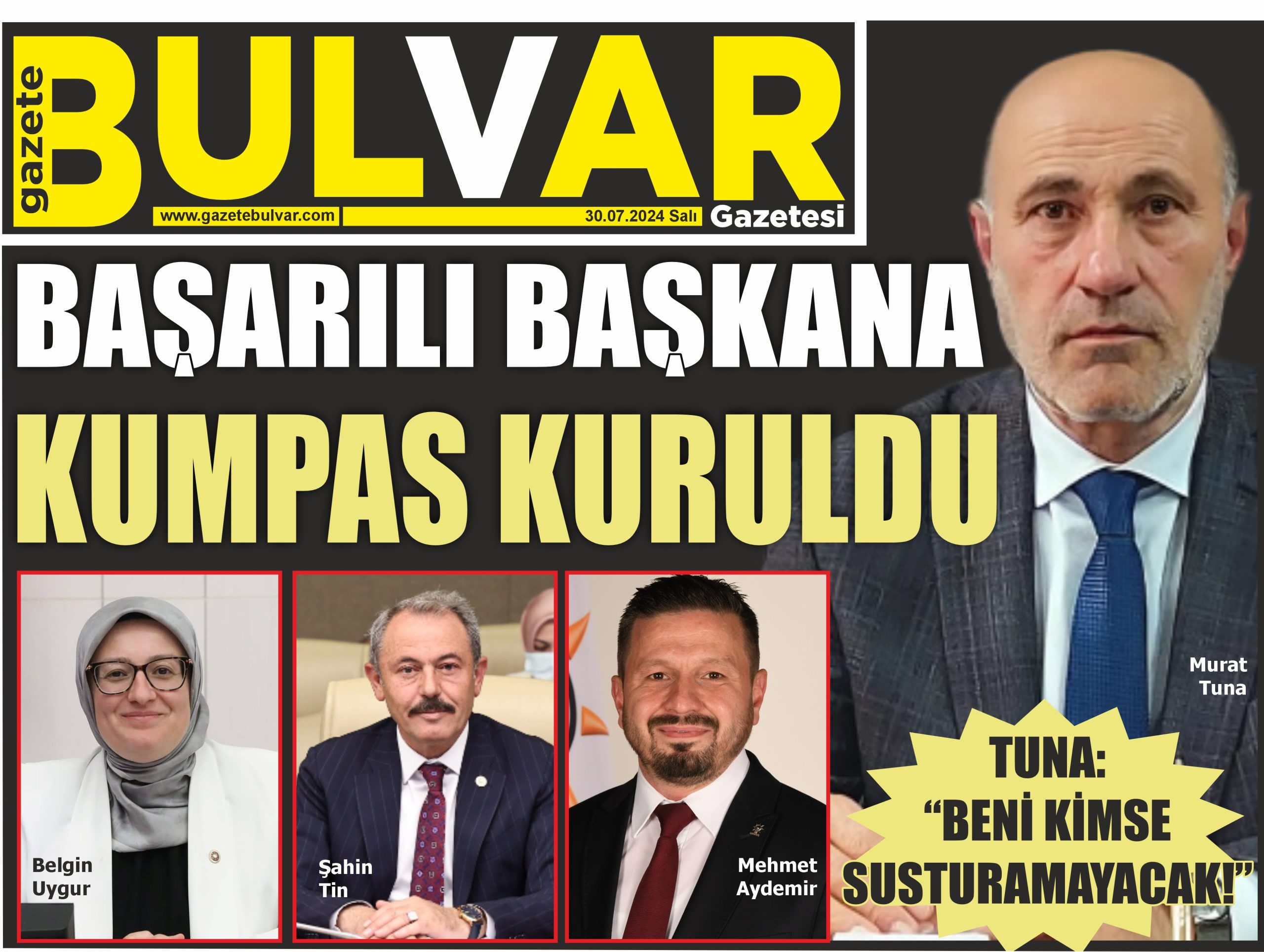 BAŞARILI BAŞKANA KUMPAS KURULDU