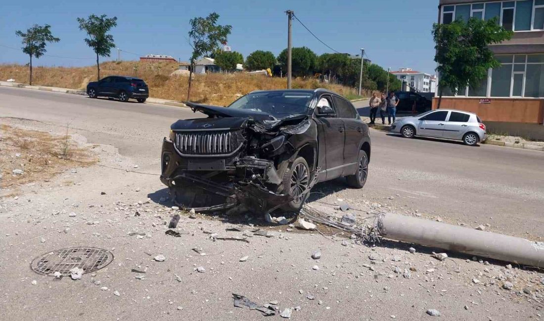 Balıkesir’in Bandırma ilçesinde motosikletle