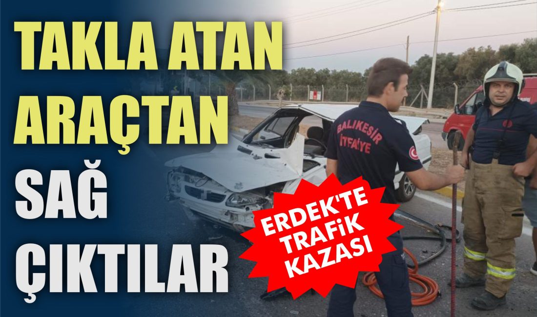 Balıkesir’in Erdek ilçesindeki trafik