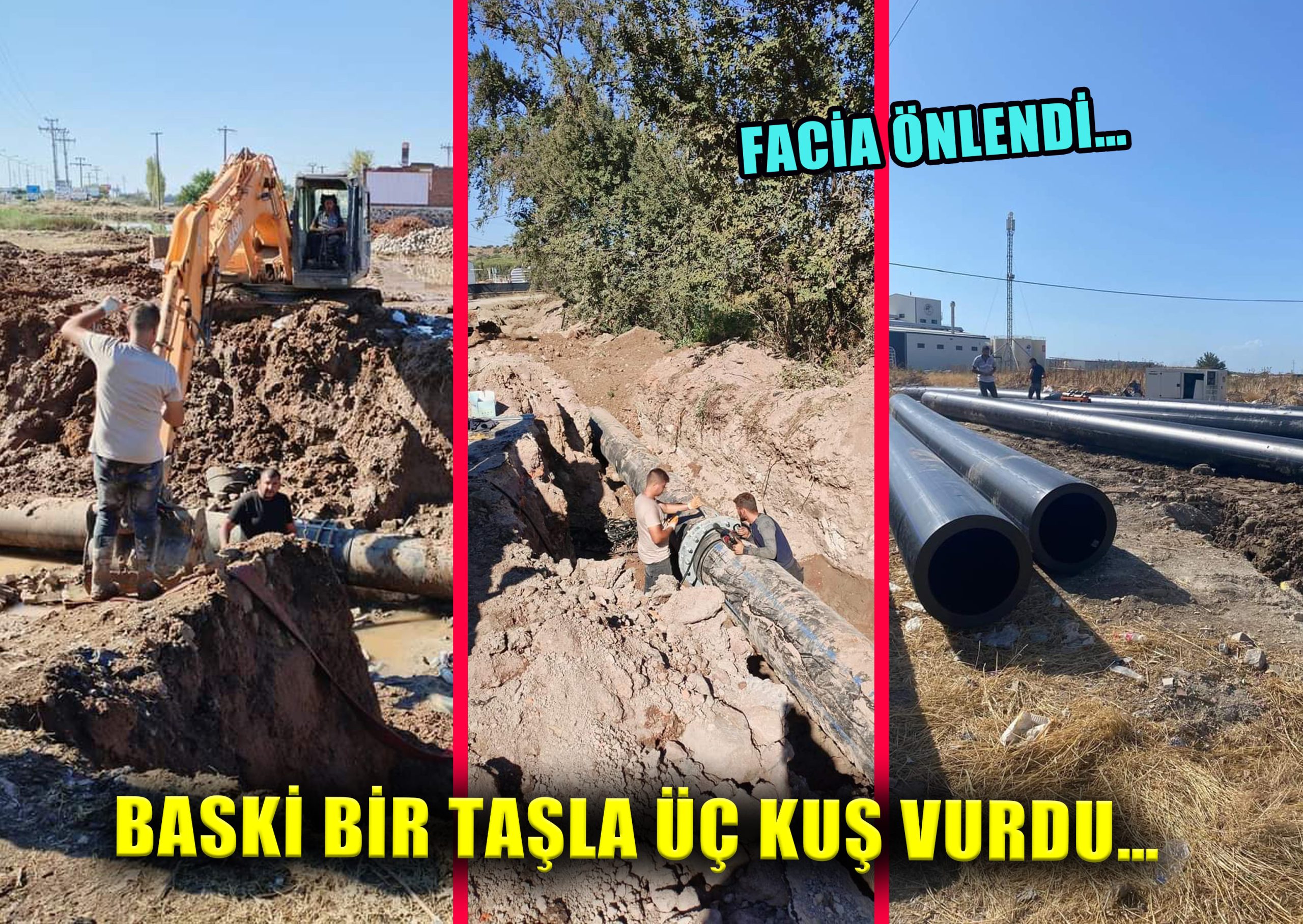 Baski Bir Taşla Üç Kuş Vurdu…