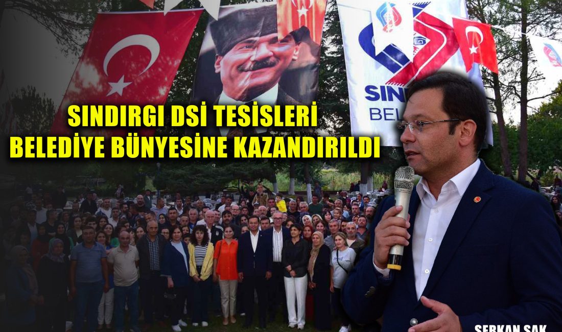 Sındırgı İlçe girişinde bulunan