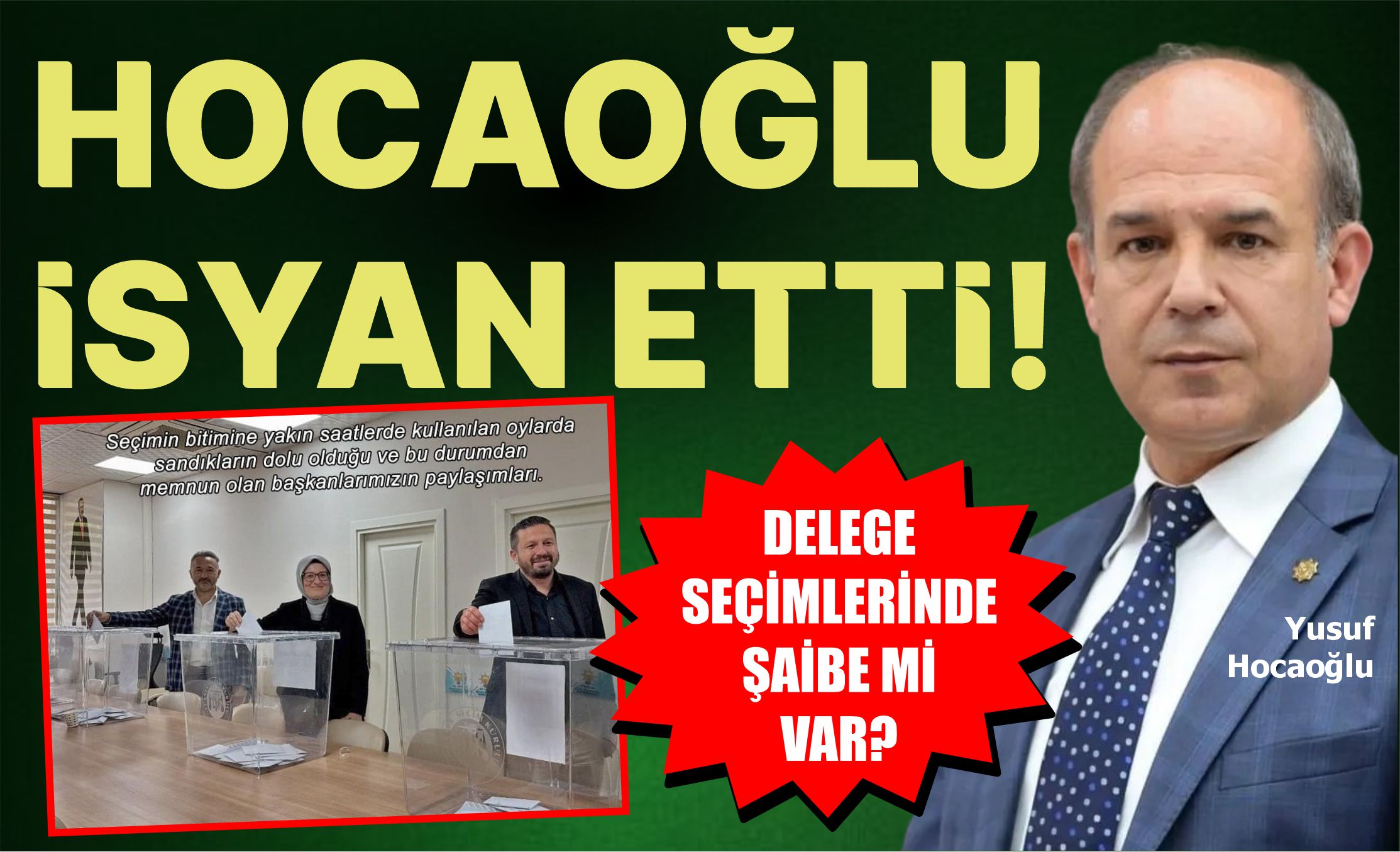 HOCAOĞLU İSYAN ETTİ!