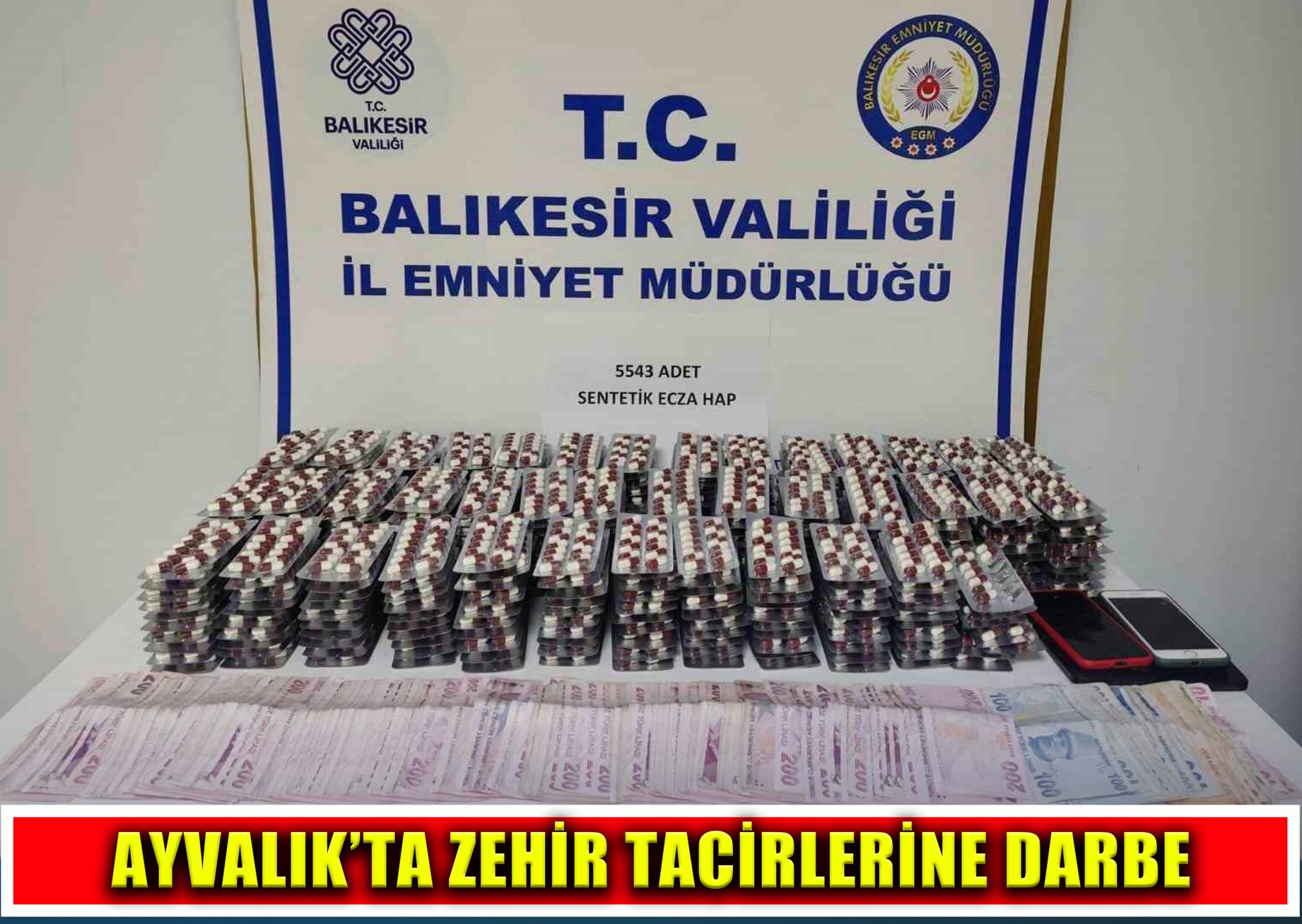 Ayvalık’ta Zehir Tacirlerine Darbe: 4 kişi tutuklandı