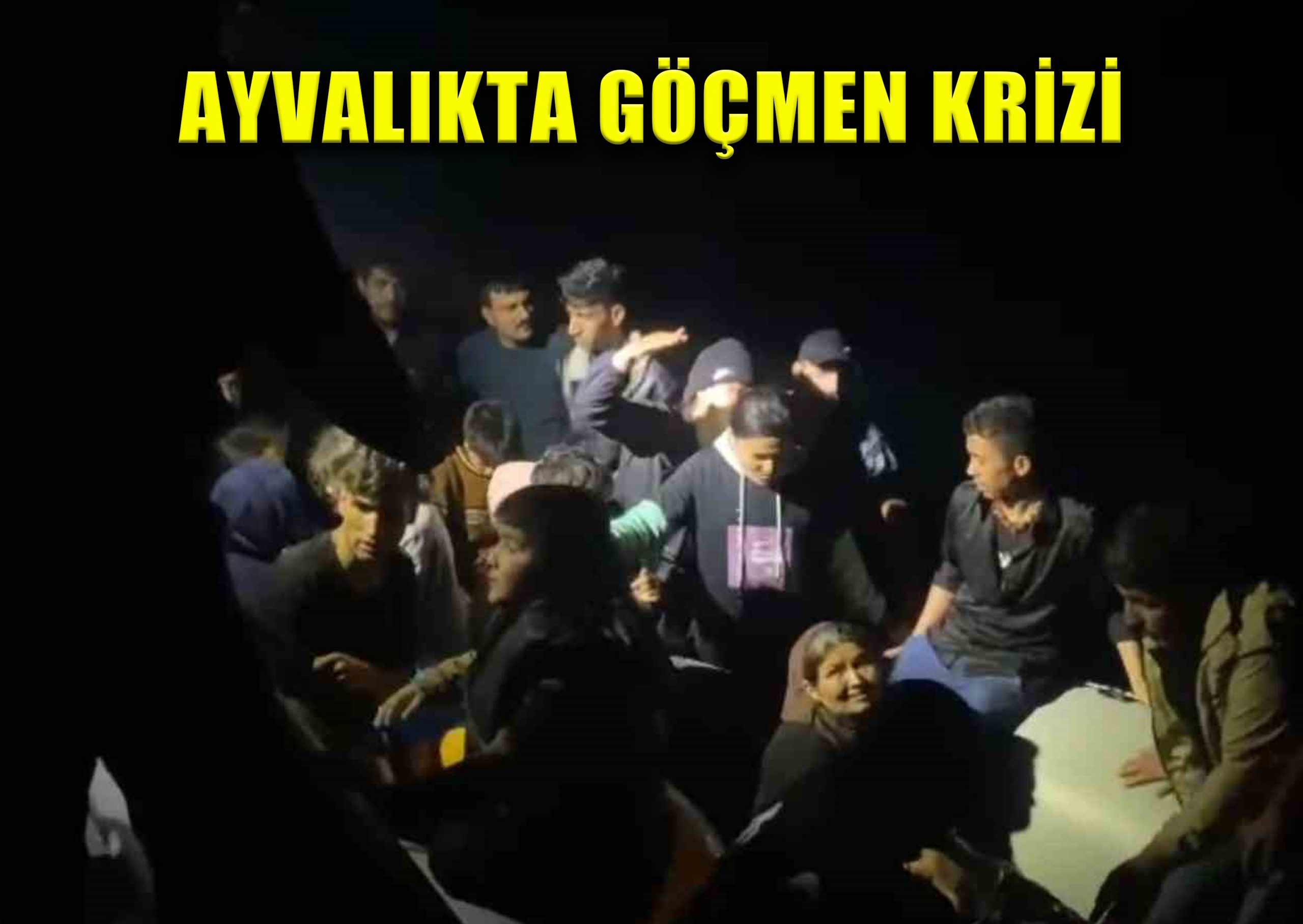 Ayvalık açıklarında düzensiz göçmen yakalandı