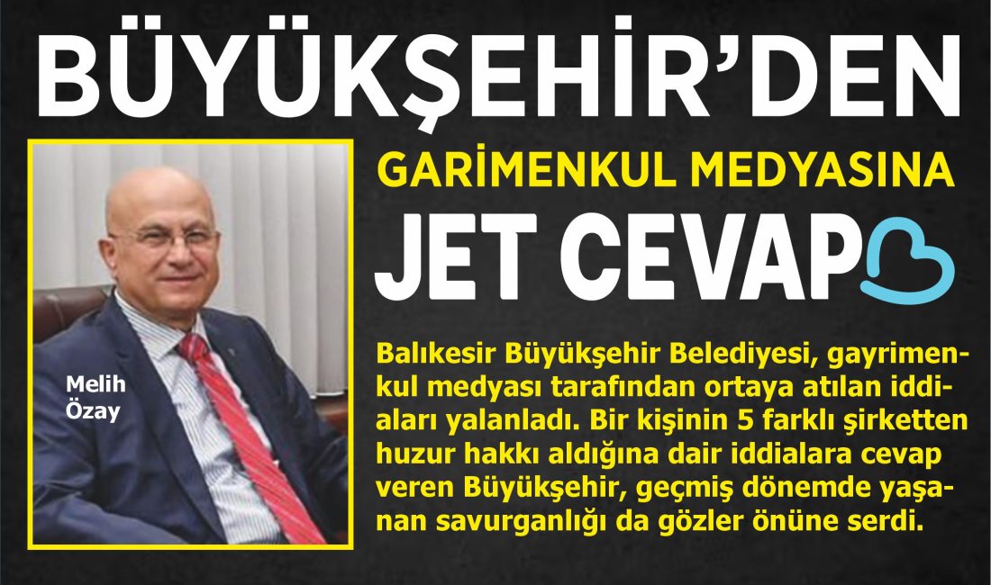 
Balıkesir Büyükşehir Belediyesi, gayrimenkul