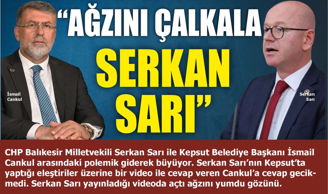 CHP Balıkesir Milletvekili Serkan