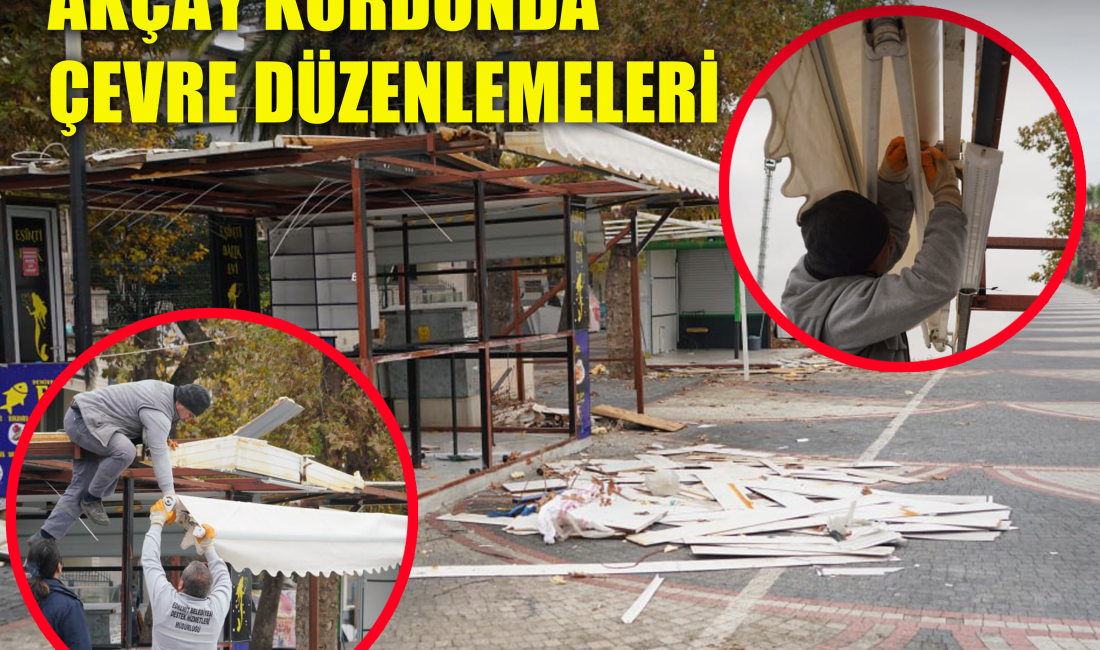 Akçay Kordonda Çevre Düzenlemeleri